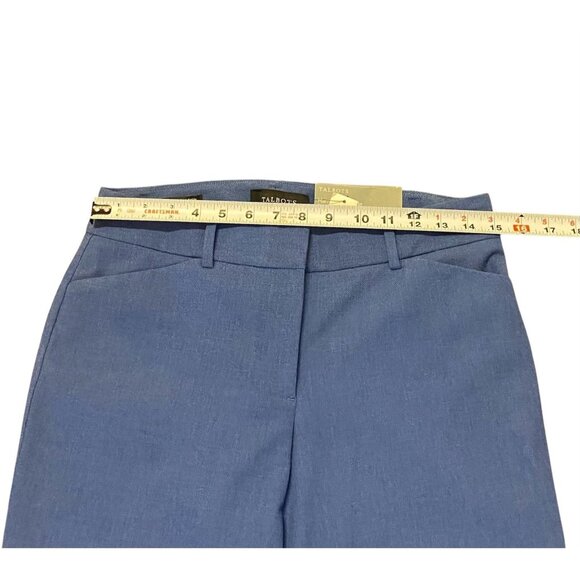 Talbots Pants Women's Size 2 Blue Hampshire Ankle MSRP $109 NWT - Picture 5 of 9